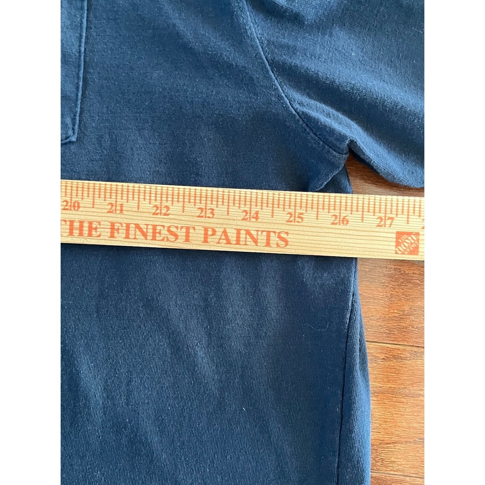 Carhartt K126 T-Shirt Men's Navy Blue Workwear Long Sleeve Pocket Tee  Sz  2XL - Picture 8 of 11